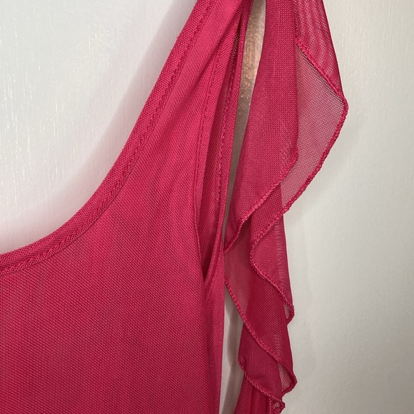 Womens Sexy, Pink Body-con Mini Dress. Size M - Picture 8 of 10